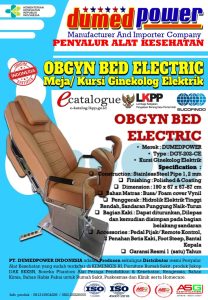Obgyn Bed Electric E-Catalogue DGY-202-CE Merek DUMEDPOWER