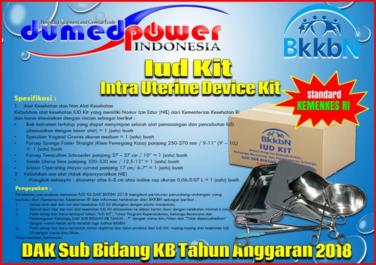 Iud Kit DAK BKKBN 2018 sesuai standard KEMENKES RI