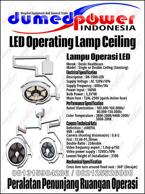 Brosur Lampu Operasi LED - Peralatan Penunjang Ruangan Operasi Rumah Sakit