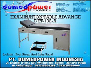 Examination Table Advance DET-102-A with Foot Step and Infusion Stand
