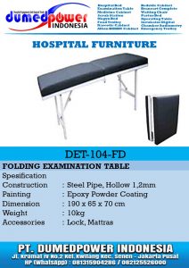 Folding Examination Table DET-104-FD